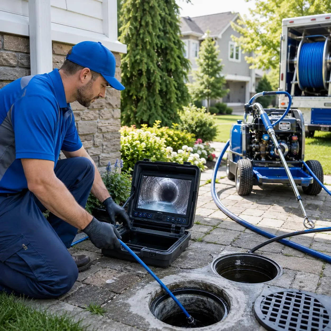 Outdoor drain cleaning professionals serving Crescent, PA